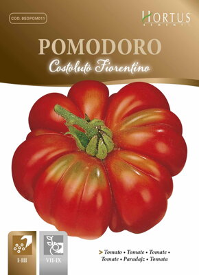 Rajče tyčkové Costoluto Fiorentino, semena 1 g.