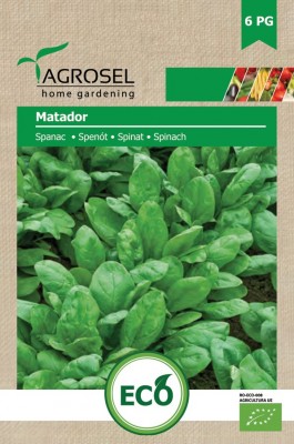 BIO semena špenátu Matador, 6 g. Exp. 11/25.