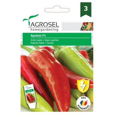 Paprika Apulum F1, 20 semen. 