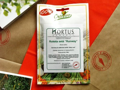 Roketa Runway, semínka pro pěstování Microgreens a lístečků Baby Leaf, 100 g