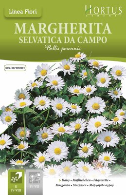 Sedmikráska obecná Selvatica Da Campo, semena 0,2 g