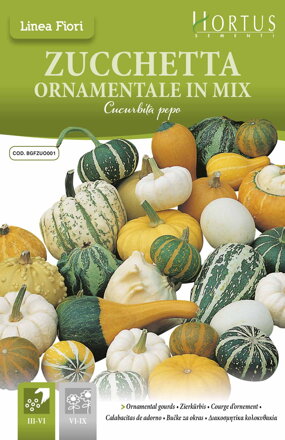 Okrasné dýně mix, semena 2 g.