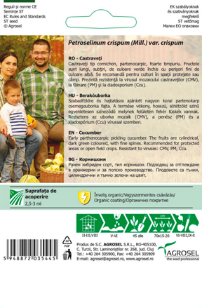 Nakládačka Bicaz F1, 15 semen.