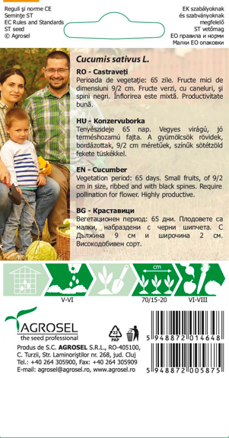 Nakládačky Cornichon de Paris 0,7 g semen