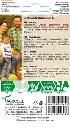 Rajče keříkové Silvia, semena, 0,4 g.