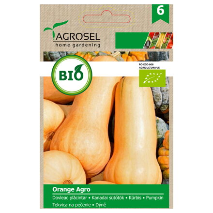 BIO semena dýně Orange Agro, 3 g.