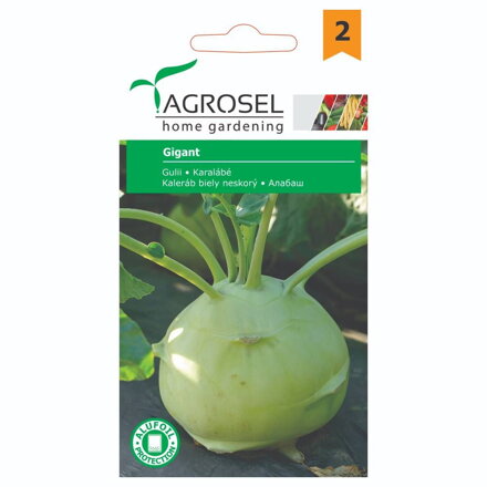 Kedluben Gigant, semena, 1,5 g. 