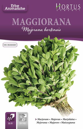Majoránka zahradní, 0,8 g semen. Exp. 12/25.