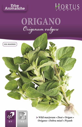 Dobromysl obecná, Oregano, 0,15 g semen